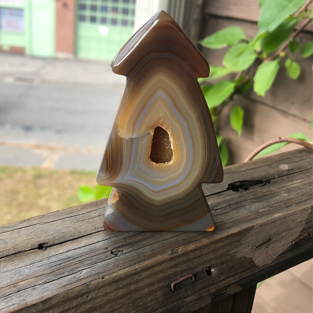 Druzy Agate Crystal Christmas Tree